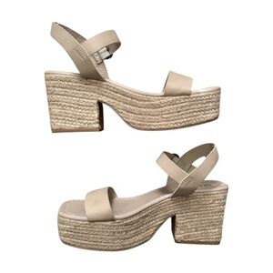 MIA Cream Platform Sandals